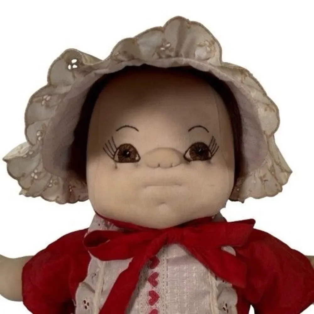 VINTAGE Cloth Handmade Doll 22